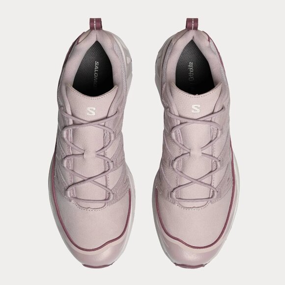 Salomon XT-6 Expanse LTR Leather Sneakers L47574400 Cloud Gray Lilac Mens 10 NEW - Picture 12 of 14